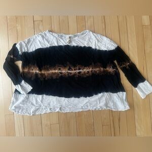 GILDA MIDANI Tie-Dye Long Sleeve Tee XL